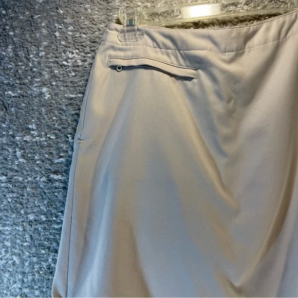 Patagonia Women's Size 6  Skort Khaki Gray Skirt Short Side Zip Polyester - Picture 5 of 11